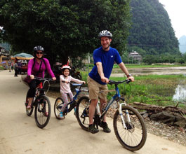 Biking in Guilin