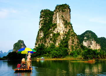 Yangshuo Bamboo Rafting