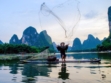 Xingping at the evening