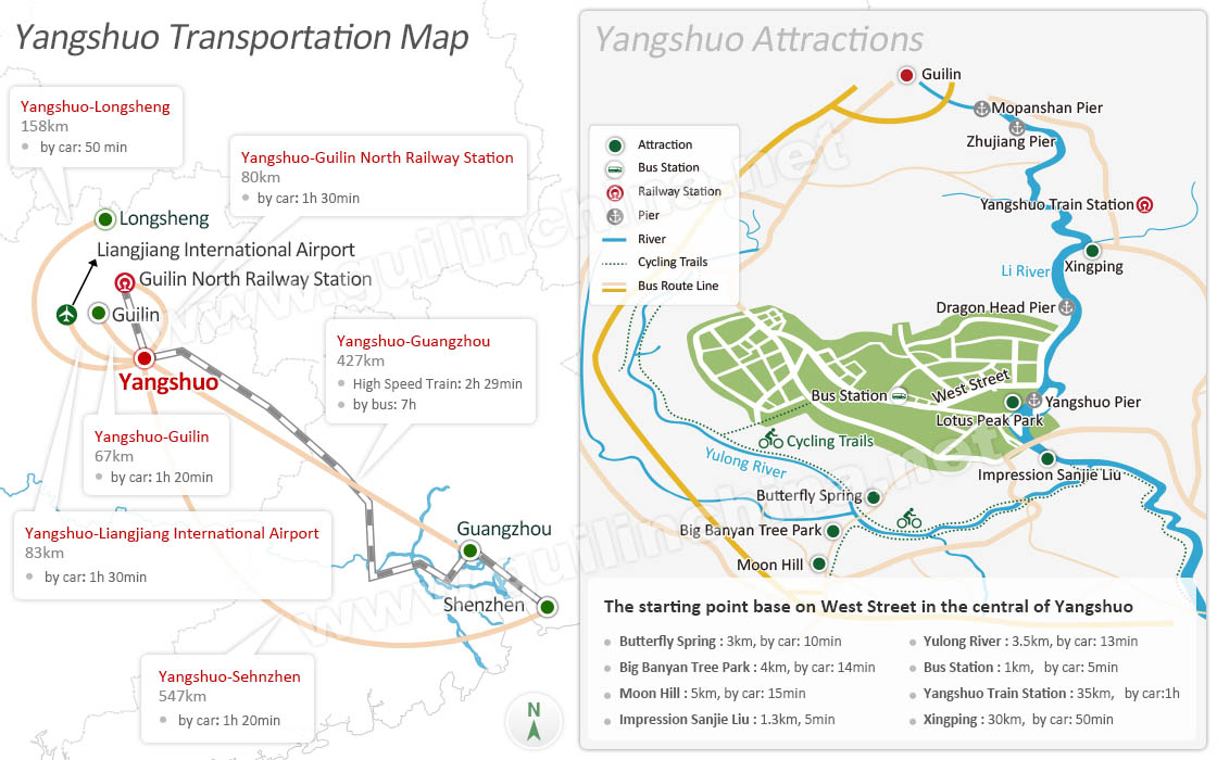 Yangshuo Map